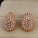 Elegante afiada Zircon Beatle Gota Studs da Mulher