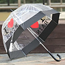 Brief I Love Logo Umbrella Met Nylon En verchroomd Stand