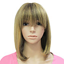 Capless 100% cheveux humains Cheveux couleurs mélangées long ondulé perruque de cheveux