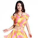 Dancewear chiffon buikdans Kleurrijke Top voor dames