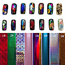 1PCS Laser Folie schitterden Nail Decorations Starry Stickers (150x6x0.1cm, verschillende kleuren)
