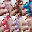 Round Bottle Paint Light Nail Lacquer Set(15ML*6)