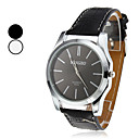 Mannen pols stijl pu Quartz analoog horloge (verschillende kleuren)