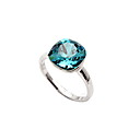 Platinum encantador chapeado com o anel de cristal mais cores