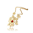Dancewear Alloy with Leaves Design Belly Dance Necklace For Children