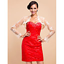 Long Sleeve Tulle/Lace Evening/Wedding Wrap/Jacket (More Colors)