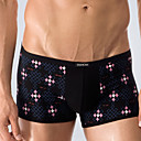 TSSHOW Modal Black Rhombus Pattern Panty