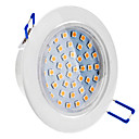 8W 500-580LM 3000-3500K Warm White Light LED-Deckenleuchte Lampe (85-265V)