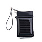  Portable Solar Powered Keychain External Rechargeable Battery Pack for iPhone 4/3GS/3G (Black)