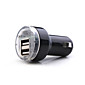  Dual USB In-Car Charger for iPad/iPad 2/iPhone/iPod/other Cell Phones (Black)
