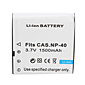  1500mAh 3.7V Digital Camera Battery NP-40 for CASIO EX-Z30 and More