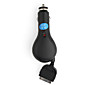 Cargador para el iPhone 3G con la extracción por cable (negro)