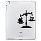 schaal patroon beschermende sticker voor de nieuwe iPad en iPad 2