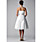  A-line Strapless Knee-length Sleeveless Satin Lace Wedding Dress (WSW0016)